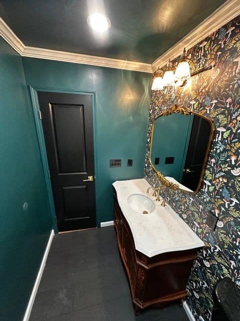 Powder room remodel